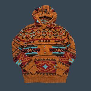 American Eagle Outfitters Seriously Soft Southwestern Tribal Print Hoodie Sweate